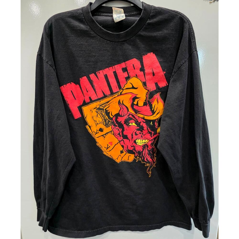 Vintage Pantera Hell Bound Long Sleeve Shirt XL Alstyle Y2K Metal Band Tee
